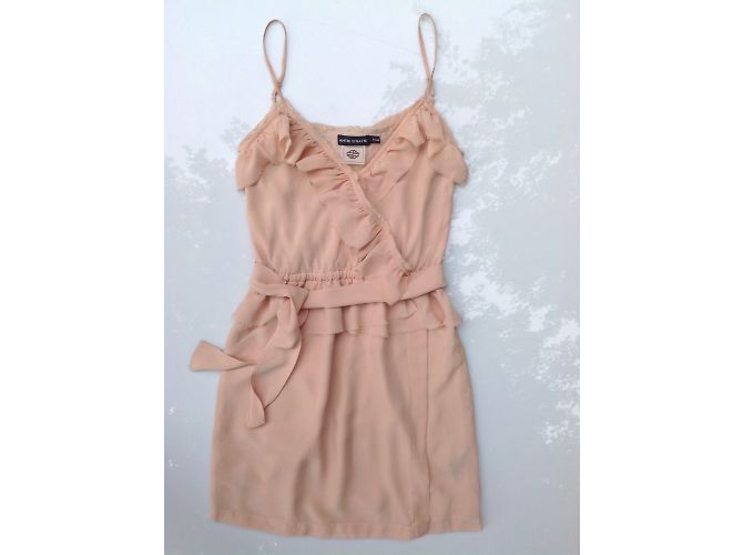 Vestido de seda Antik Batik Rosa - vista 5