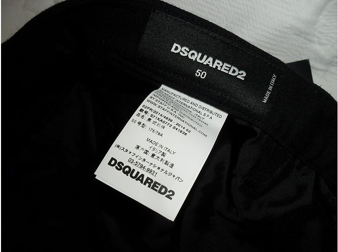 Dsquared2 Dsquared pantaloni da uomo in lana stretch - vista 11