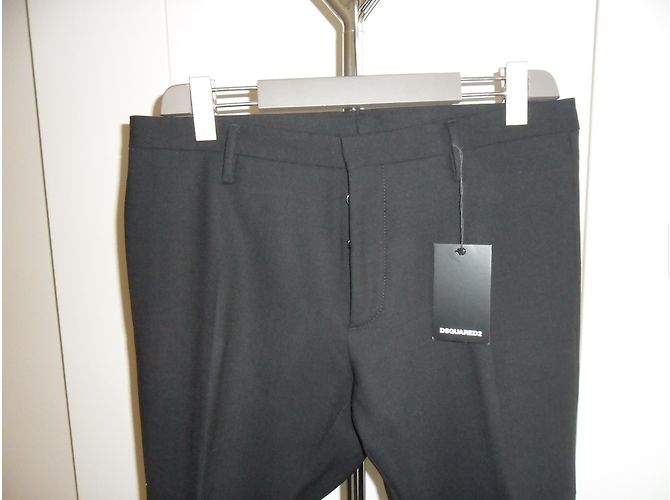 Dsquared2 Dsquared pantaloni da uomo in lana stretch - vista 3