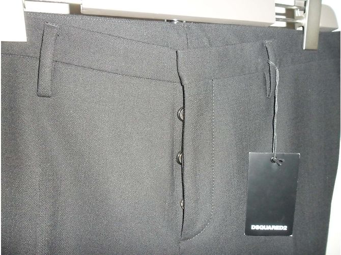 Dsquared2 Dsquared pantaloni da uomo in lana stretch - vista 4
