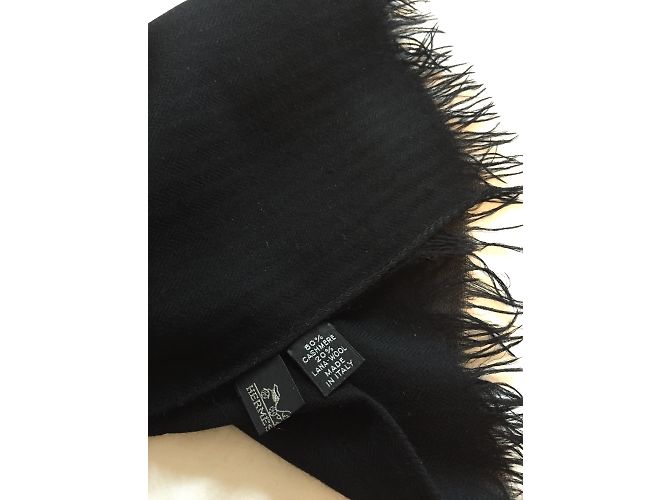 Hermès estola grande Negro - vista 3