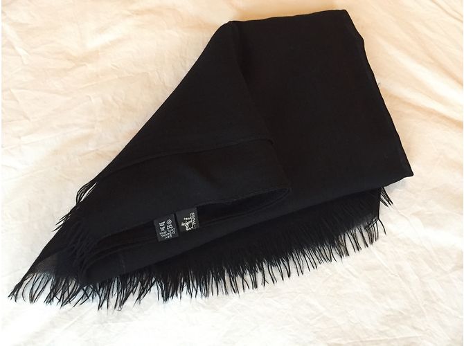 Hermès estola grande Negro - vista 4