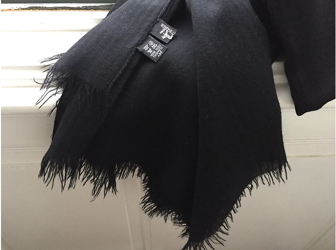 Hermès estola grande Negro - vista 5