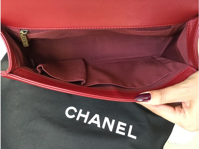 Chanel Boy Tasche Rot - Ansicht 13