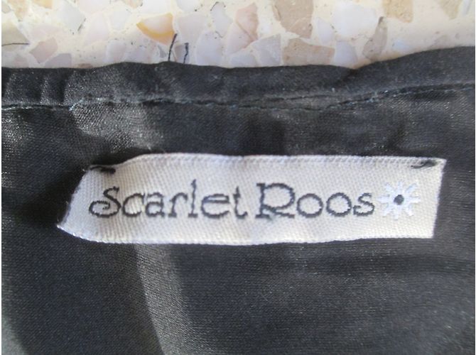 Scarlett Roos Kleid schwarz mit Pailletten Metallisch - Ansicht 4