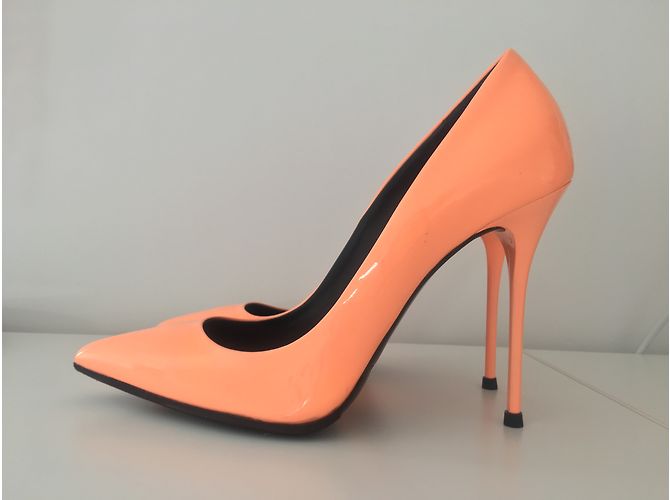 GIANMARCO LORENZI Pumps aus Lackleder mit hohem Absatz - Ansicht 4