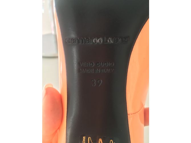 GIANMARCO LORENZI Pumps aus Lackleder mit hohem Absatz - Ansicht 6