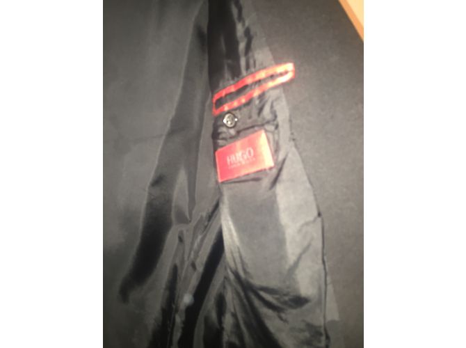 Cappotto Hugo Boss ARIAN Slim Fit Nero - vista 3