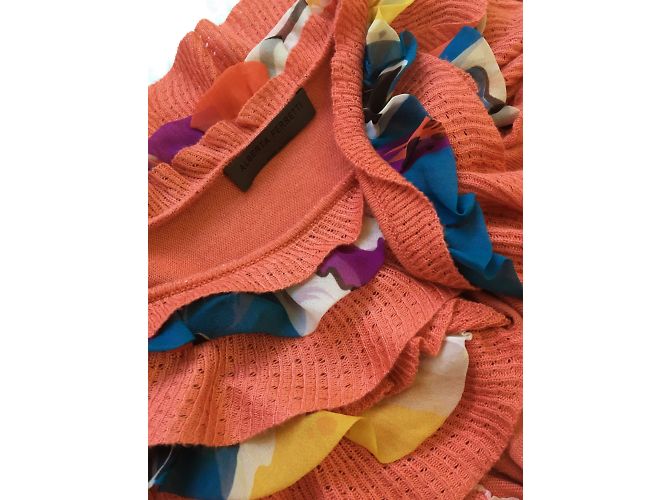 Top de seda Alberta Ferretti Naranja - vista 5