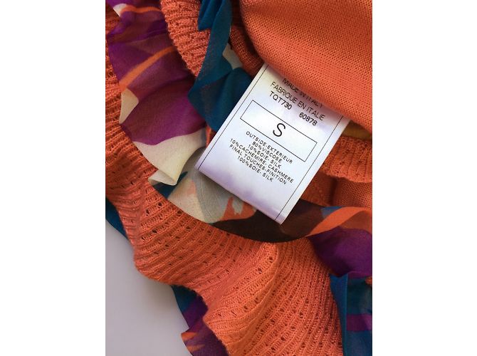 Top de seda Alberta Ferretti Naranja - vista 6