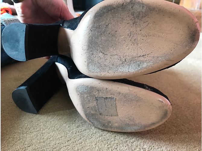 Botines Gianvito Rossi de ante negro - vista 7