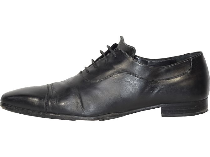 Autre Marque Richelieu en cuir noir chaussures taille 44 - vue 2