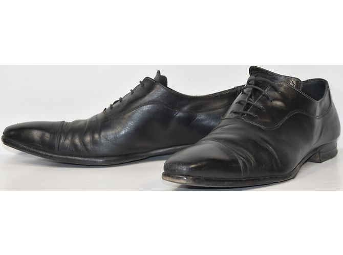 Autre Marque Richelieu en cuir noir chaussures taille 44 - vue 3