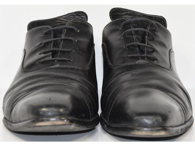 Autre Marque Richelieu en cuir noir chaussures taille 44 - vue 5