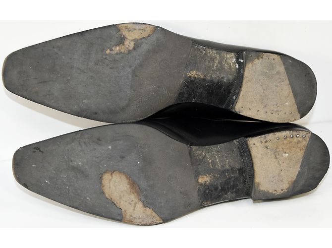 Autre Marque Richelieu en cuir noir chaussures taille 44 - vue 7