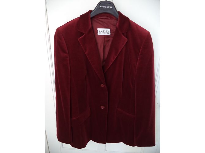 Chaqueta Basler Roja Oscura de Algodón Burdeos - vista 3