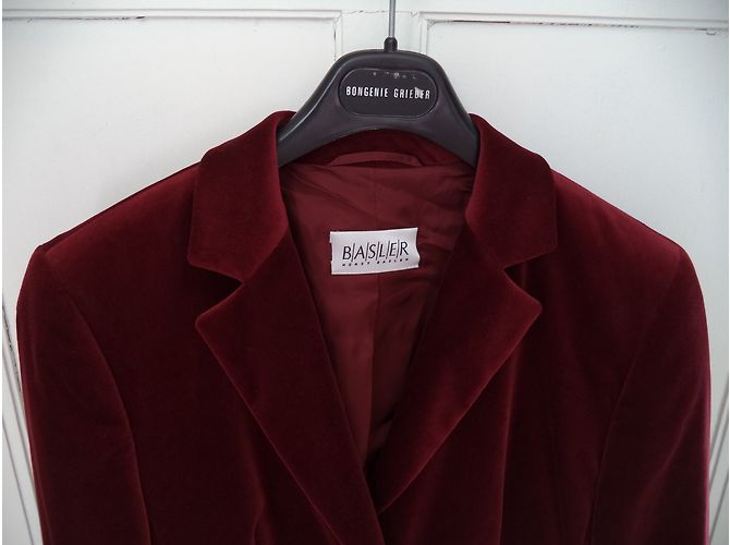 Chaqueta Basler Roja Oscura de Algodón Burdeos - vista 4