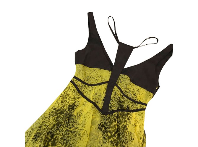 Sass & Bide Kleider Gelb Anthrazitgrau - Ansicht 2