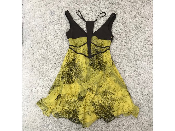 Sass & Bide Kleider Gelb Anthrazitgrau - Ansicht 3