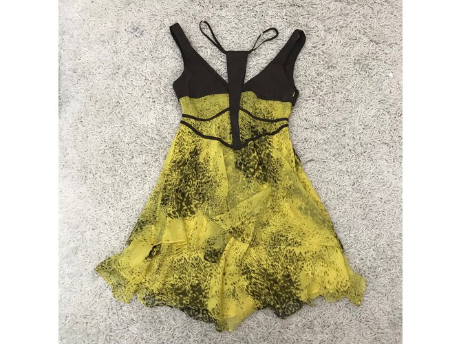 Sass & Bide Kleider Gelb Anthrazitgrau - Ansicht 4