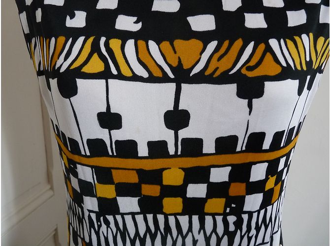 Autre Marque TRICOSAT Langes Jerseykleid mit Print Mehrfarben - Ansicht 5