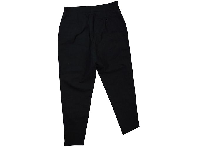 Agnès b. Wool Trousers Black - view 2