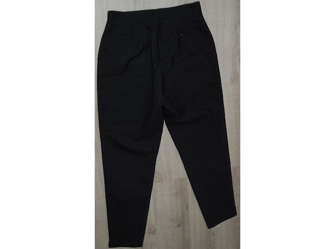 Agnès b. Wool Trousers Black - view 6