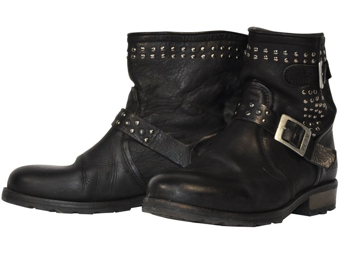 Palladium Stivaletti Nero - vista 2
