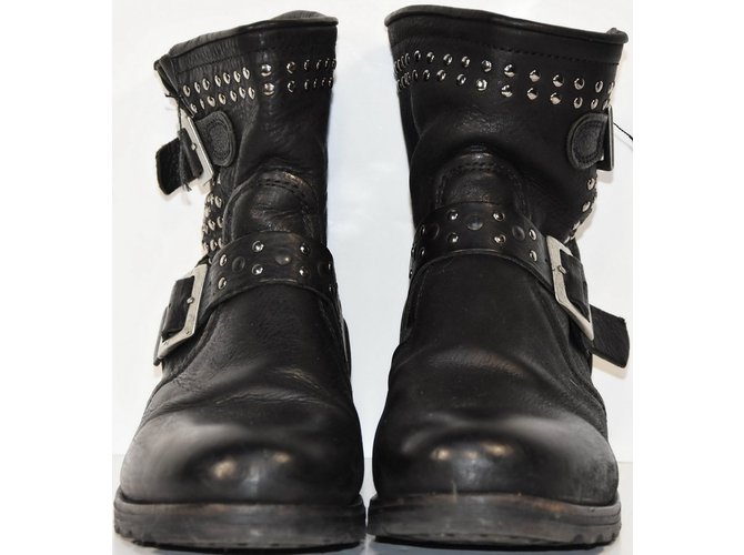 Palladium Stivaletti Nero - vista 6