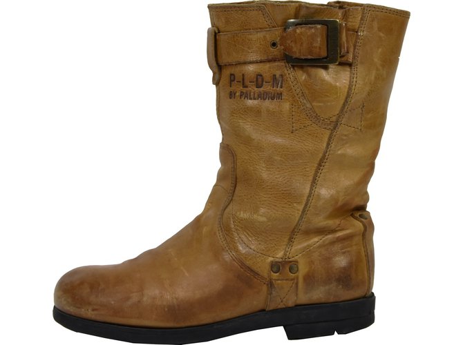 Palladium Stivaletti Caramello - vista 2