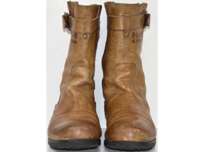 Palladium Stivaletti Caramello - vista 5