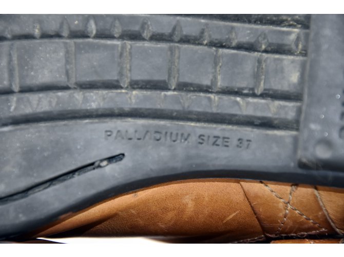 Palladium Stivaletti Caramello - vista 9