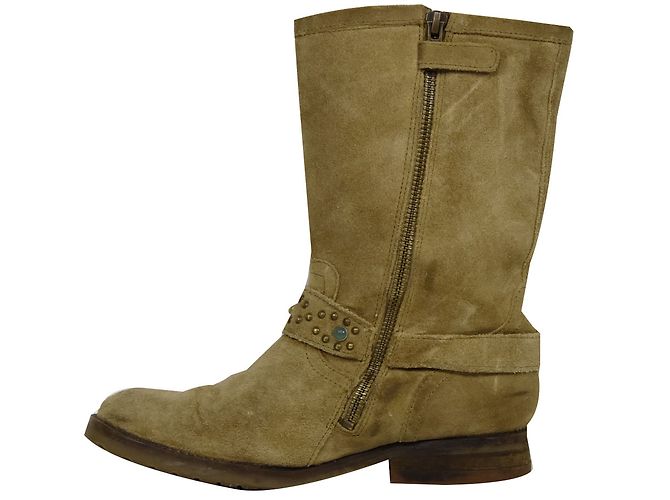 Botas Pom d'Api Beige de Piel de Ciervo - vista 2