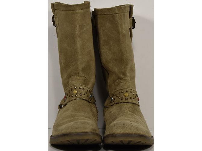 Botas Pom d'Api Beige de Piel de Ciervo - vista 6