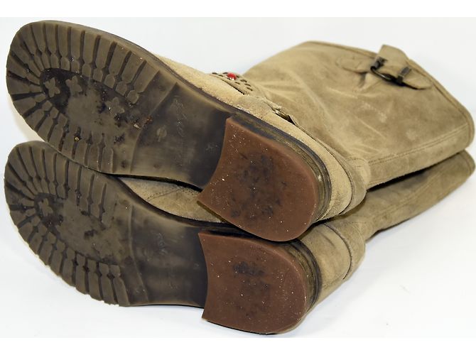 Botas Pom d'Api Beige de Piel de Ciervo - vista 8