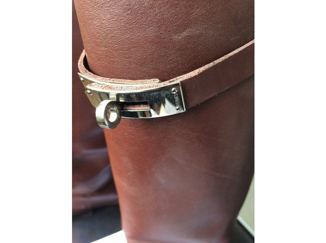 Kelly Hermès Stivali Marrone - vista 2