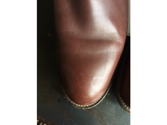 Kelly Hermès Stivali Marrone - vista 7