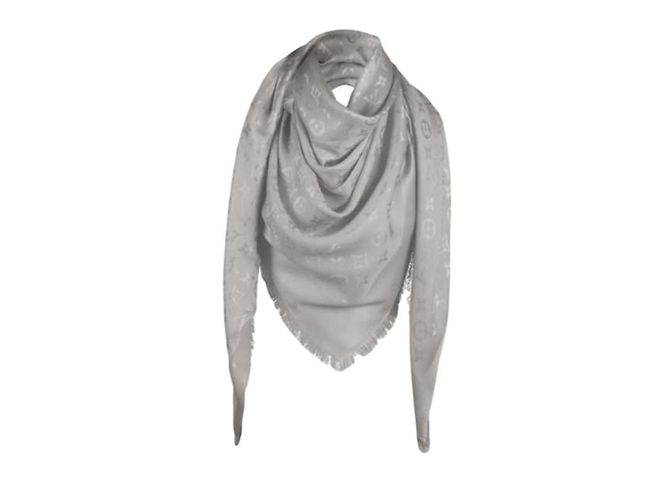 Louis Vuitton Classical Monogram Scarf Beige - view 3
