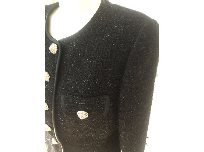 Georges Rech Black Wool Jacket 42FR - view 4