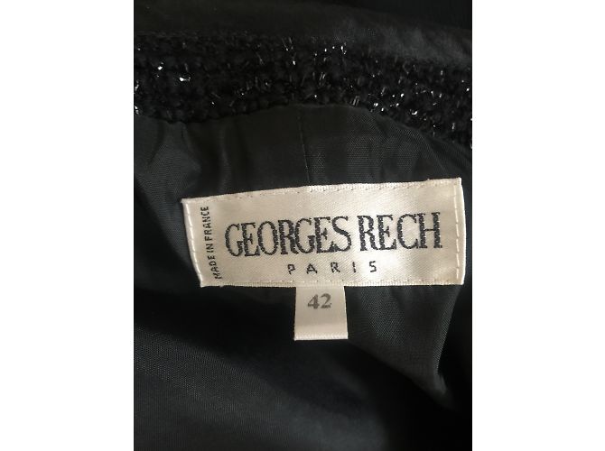 Georges Rech Black Wool Jacket 42FR - view 5