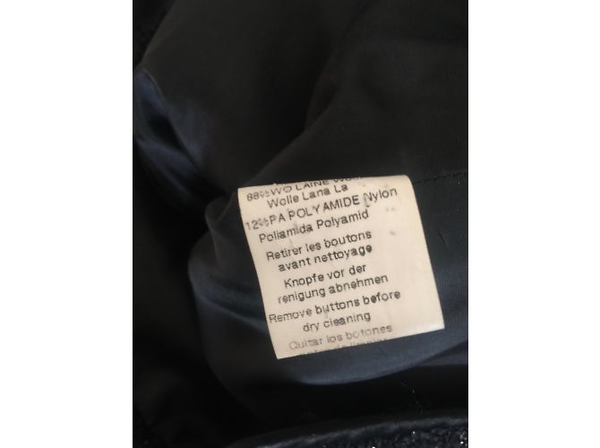 Georges Rech Black Wool Jacket 42FR - view 7