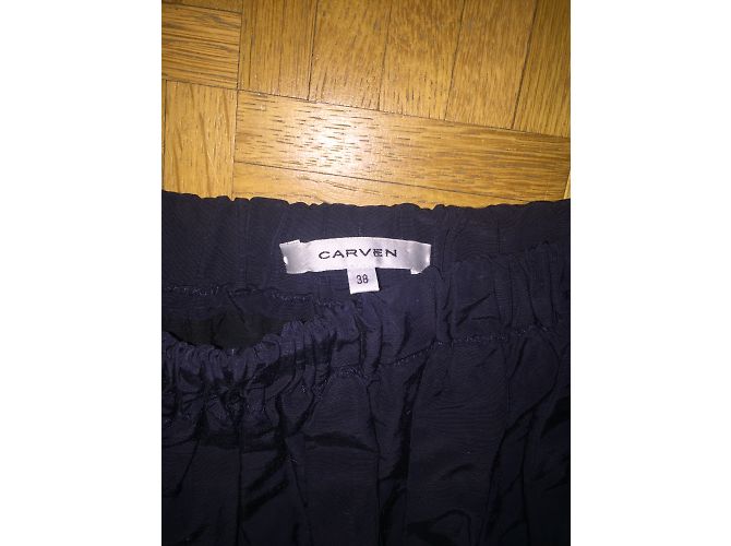 Falda Carven negra talla 38 Negro - vista 3