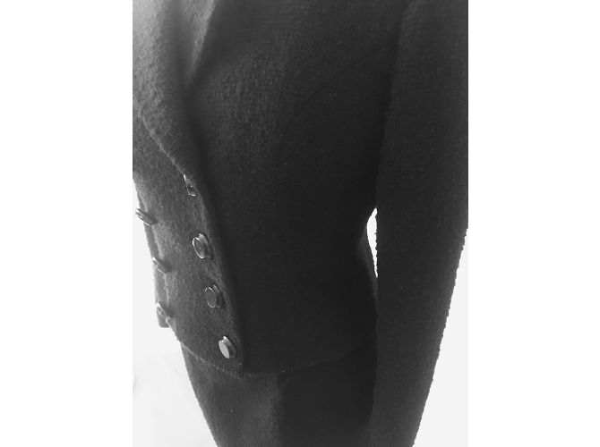Conjunto de saia Dolce & Gabbana em lã preto - vista 4