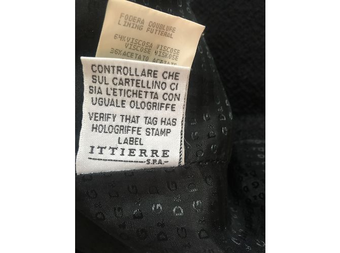 Conjunto de saia Dolce & Gabbana em lã preto - vista 8