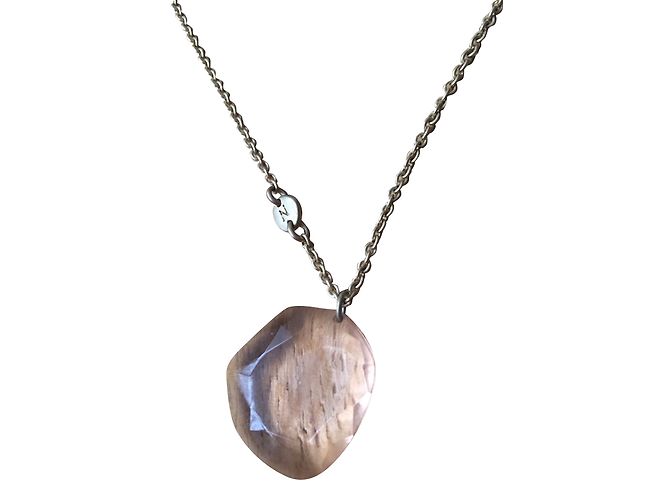 Collana Les Nereides Catena d'Oro con Pietra di Rugiada Nude - vista 2