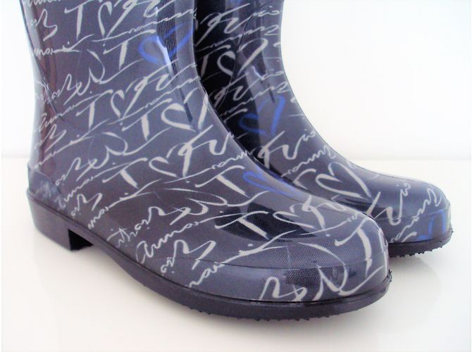 Botas Armani azul de goma 38 - vista 2