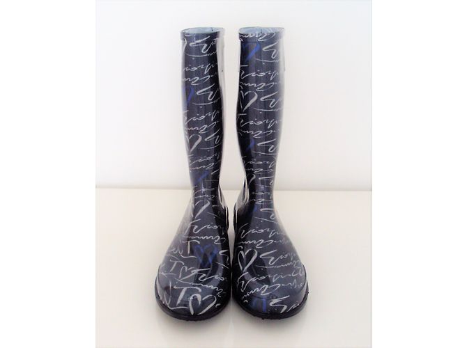 Botas Armani azul de goma 38 - vista 3