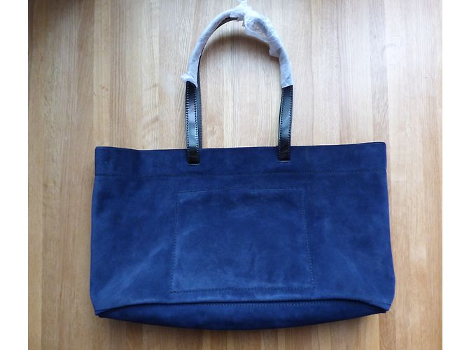 Borsa tote Kenzo Bike in velluto blu navy Nero - vista 10