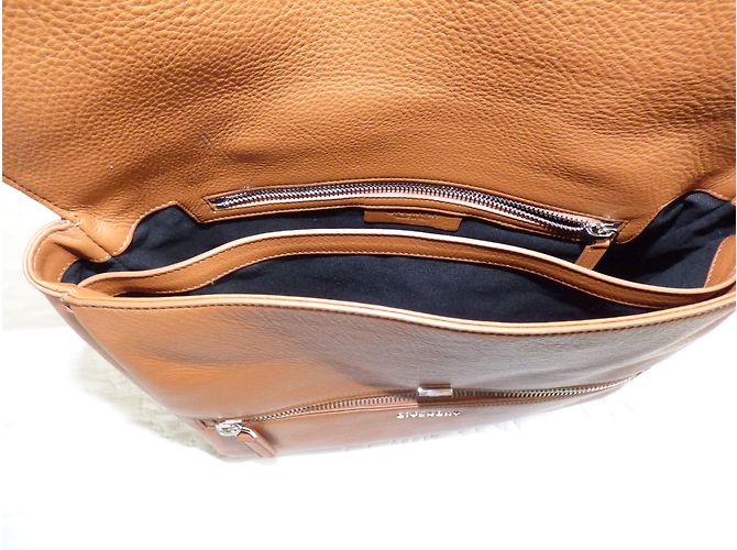 Borsa a spalla Givenchy Pandora in pelle marrone Caramello - vista 10
