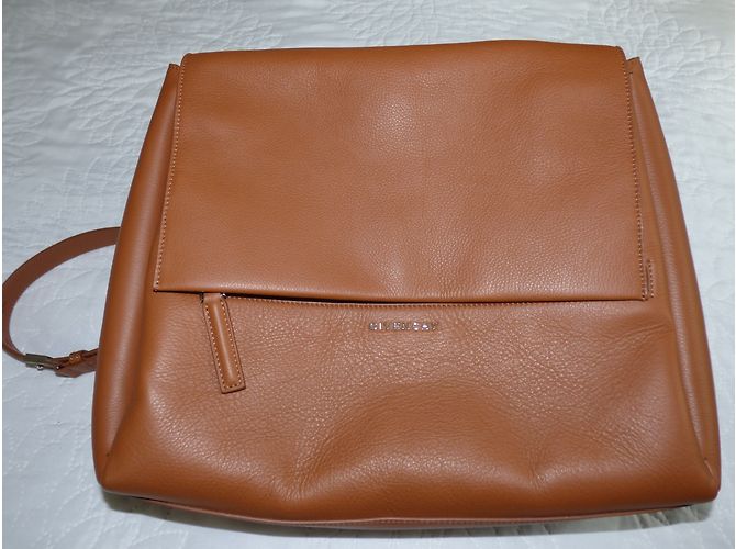 Borsa a spalla Givenchy Pandora in pelle marrone Caramello - vista 3